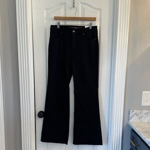 Chico's So Slimming Girlfriend Flare Black Jeans